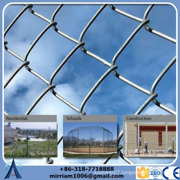 Wholesale In China used grass land using removable black chain link fence